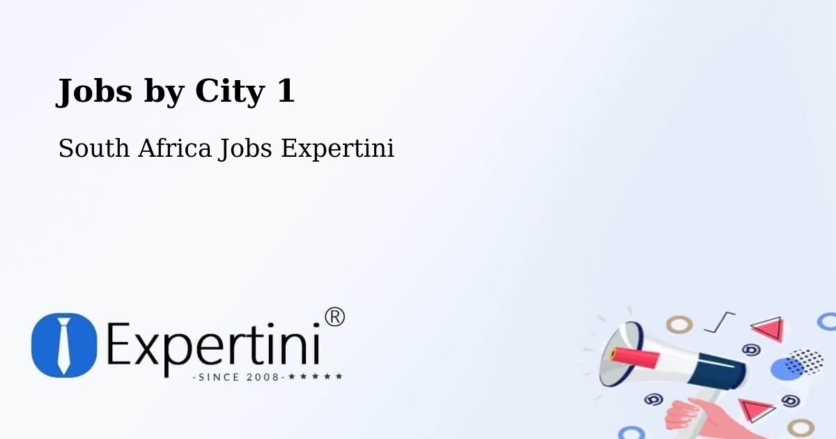 City Jobs in South Africa - Expertini