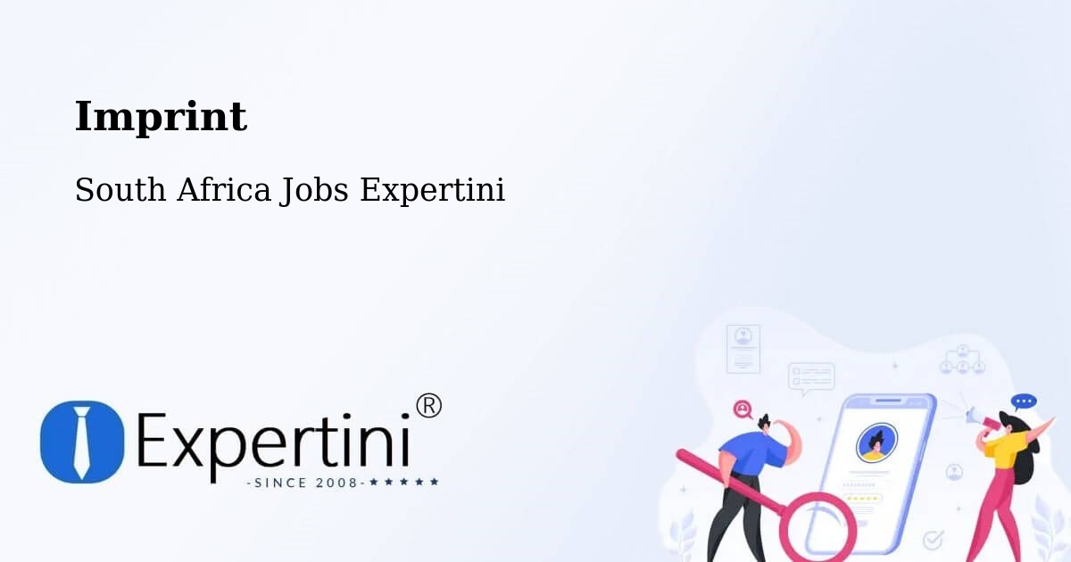 Imprint – South Africa - South Africa Jobs Expertini