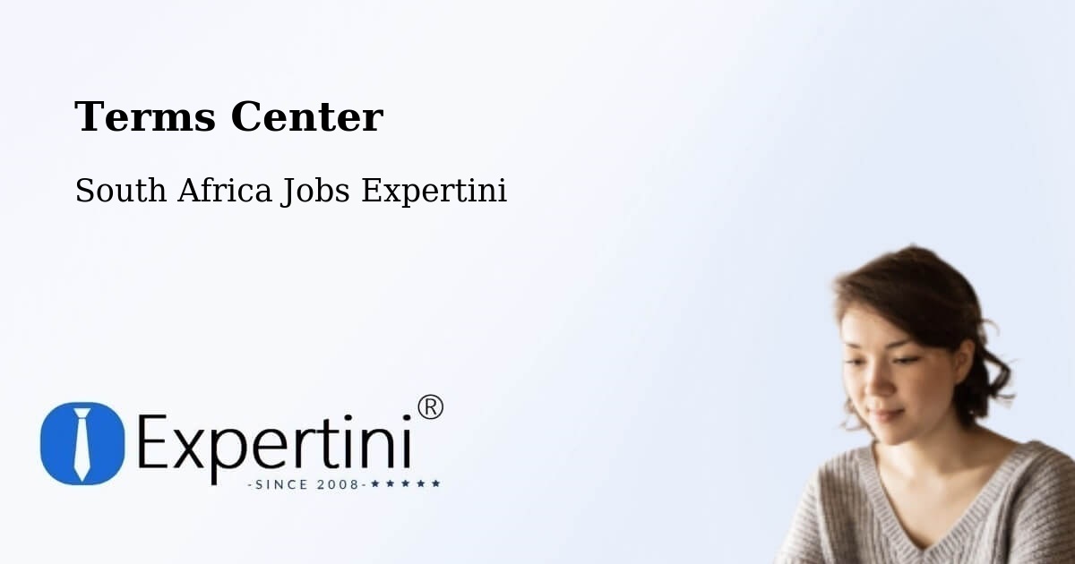 Terms of Service – South Africa - South Africa Jobs Expertini